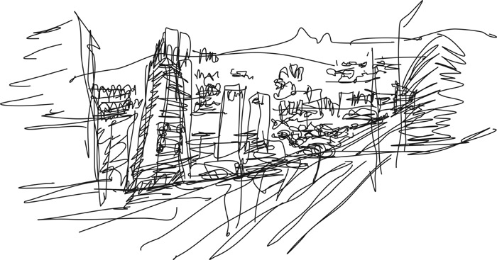 Desenho Avenida Afonso Pena